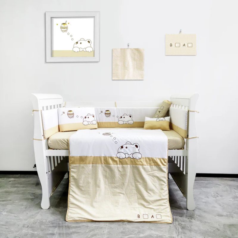 Palette Box 100% Cotton 4-Pieces Bumper Set