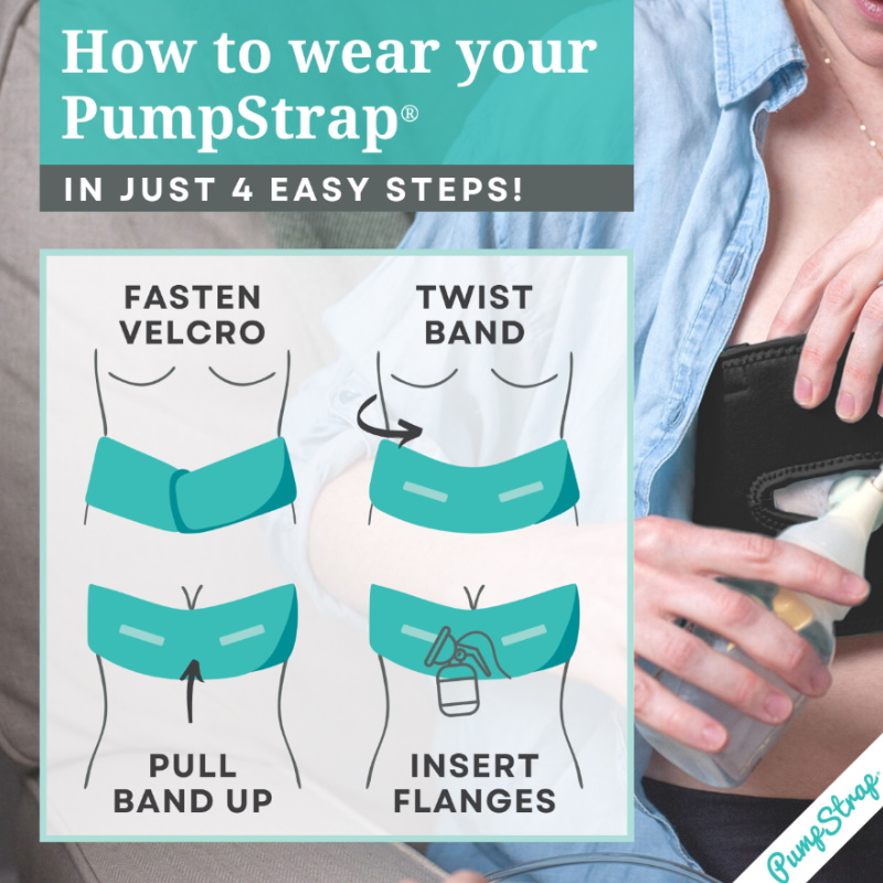 Lavie Pump Strap Hands-Free Pumping & Nursing Bra