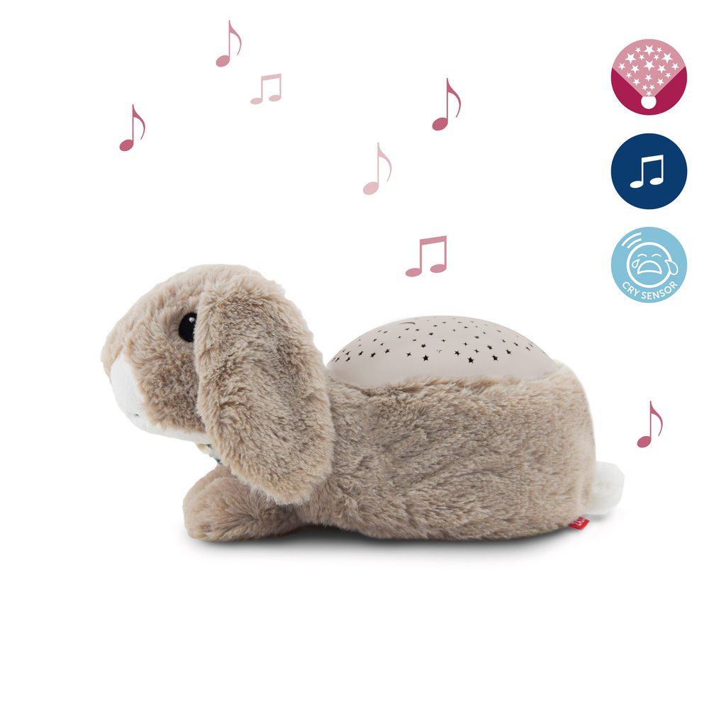 Zazu Star Projector Sleep Soother With Melodies And Cry Sensor, Ruby The Rabbit