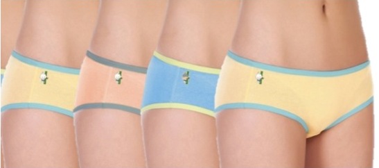 Bebe Bamboo Sanitary Brief (Bundle Of 4)