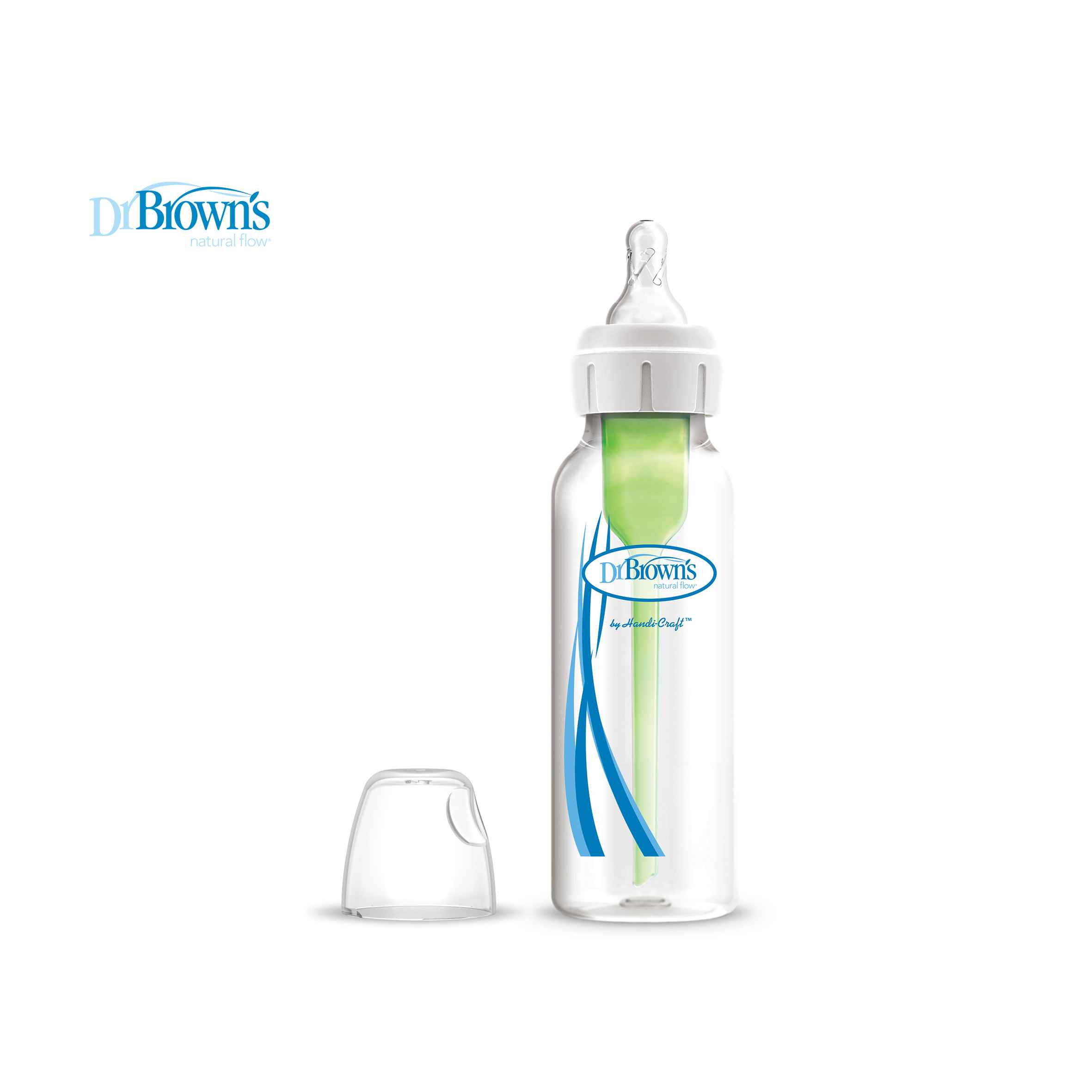 Dr Brown's 8oz/250ml PP Narrow Neck "OPTIONS+" Feeding Bottle, 1-pack