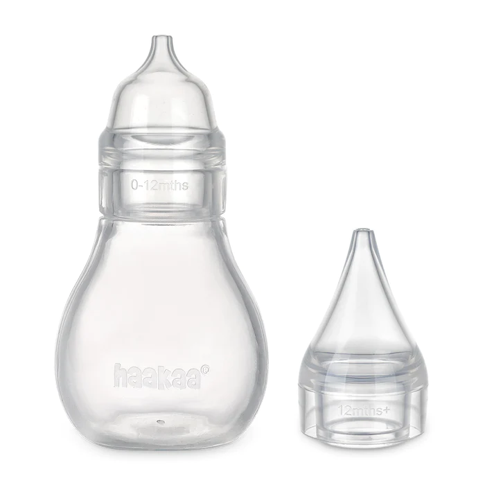Haakaa Easy-Squeezy Silicone Bulb Syringe - 2 Tips