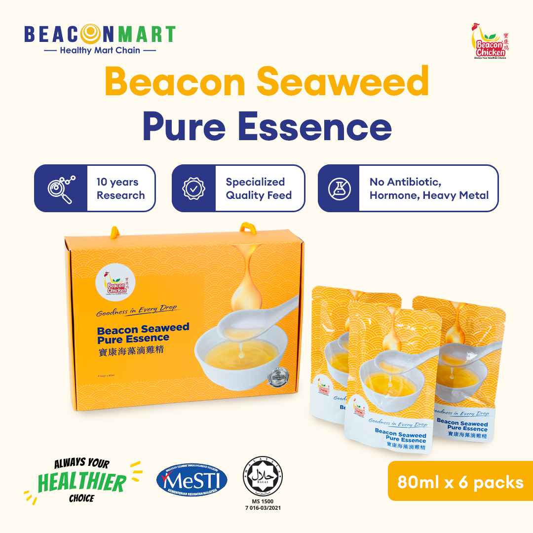 Beacon Chicken Seaweed Pure Essence (80ml x 6 packs)