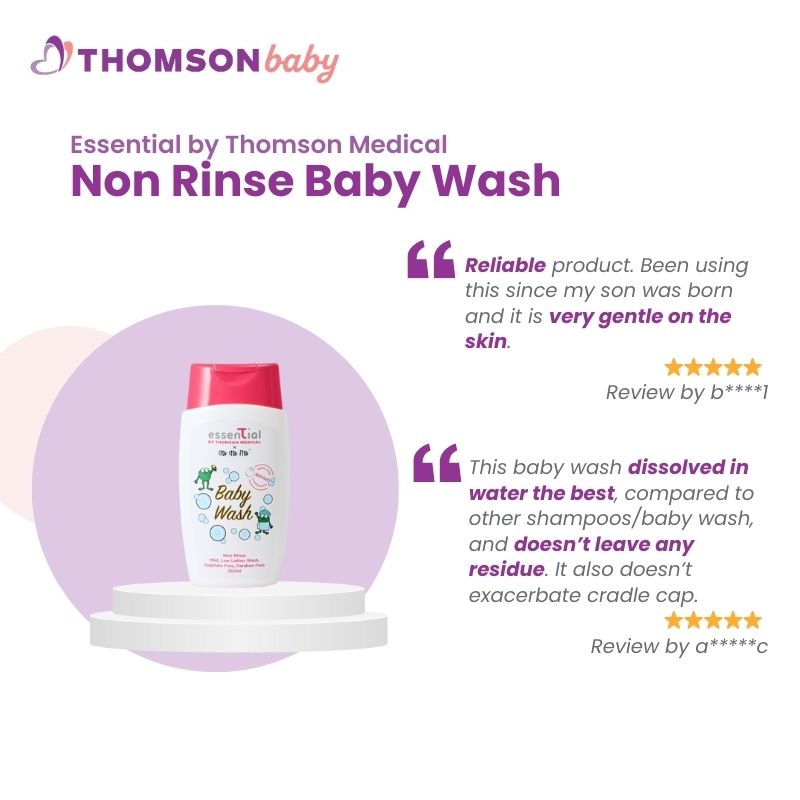 Thomson Baby Essential By Thomson Medical X Crok Crok Frok Non-Rinse Baby Wash (250ml) (Bundles Available)