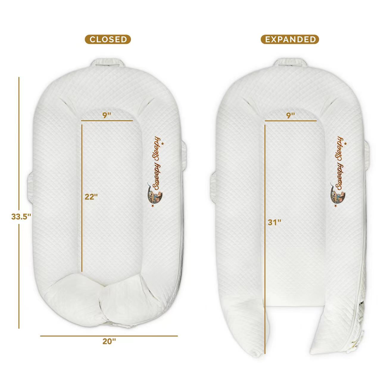 Sweepy Sleepy Baby Lounger Nest Bed For Co-Sleeping