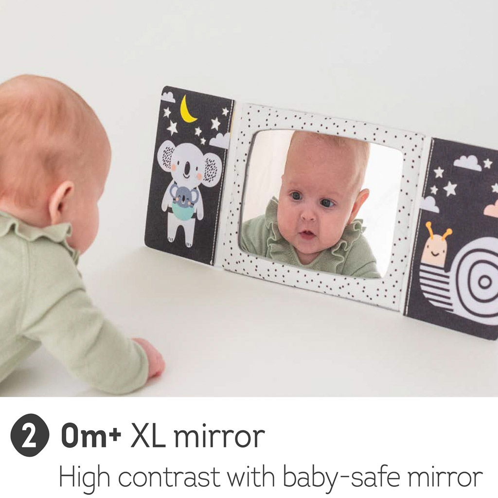 Taf Toys Tummy-Time Mirror Book