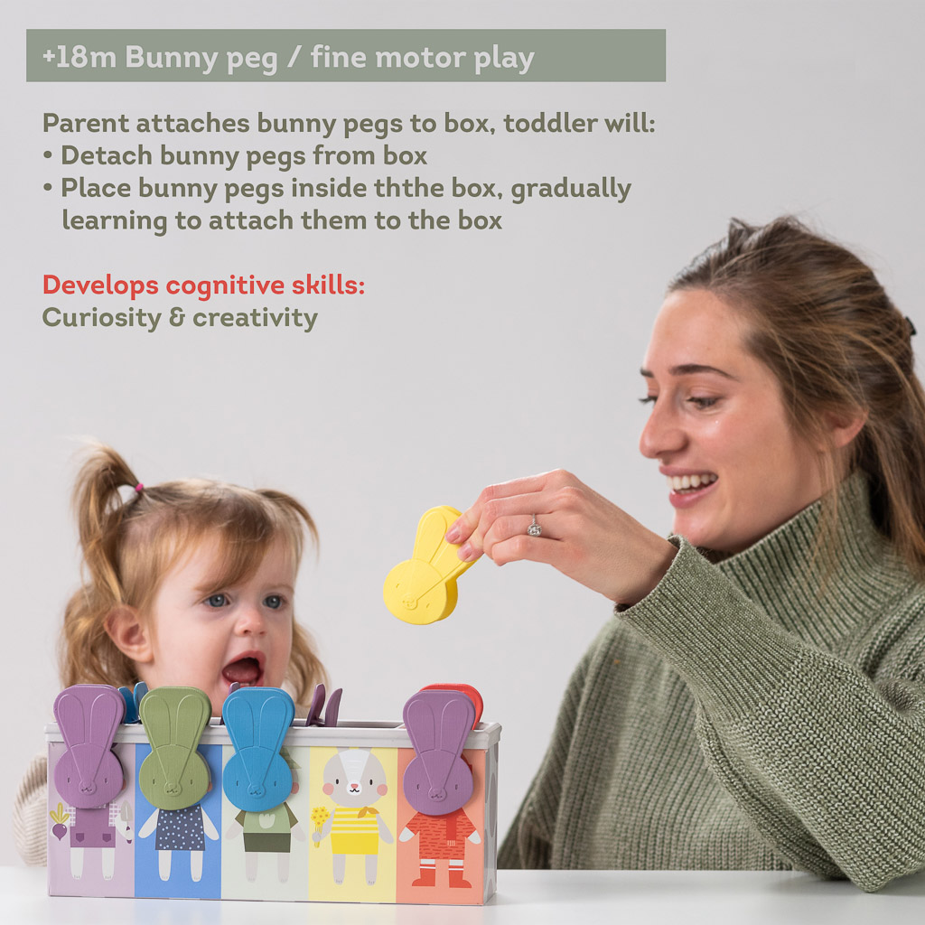 Taf Toys Bunny School Match & Count Toy