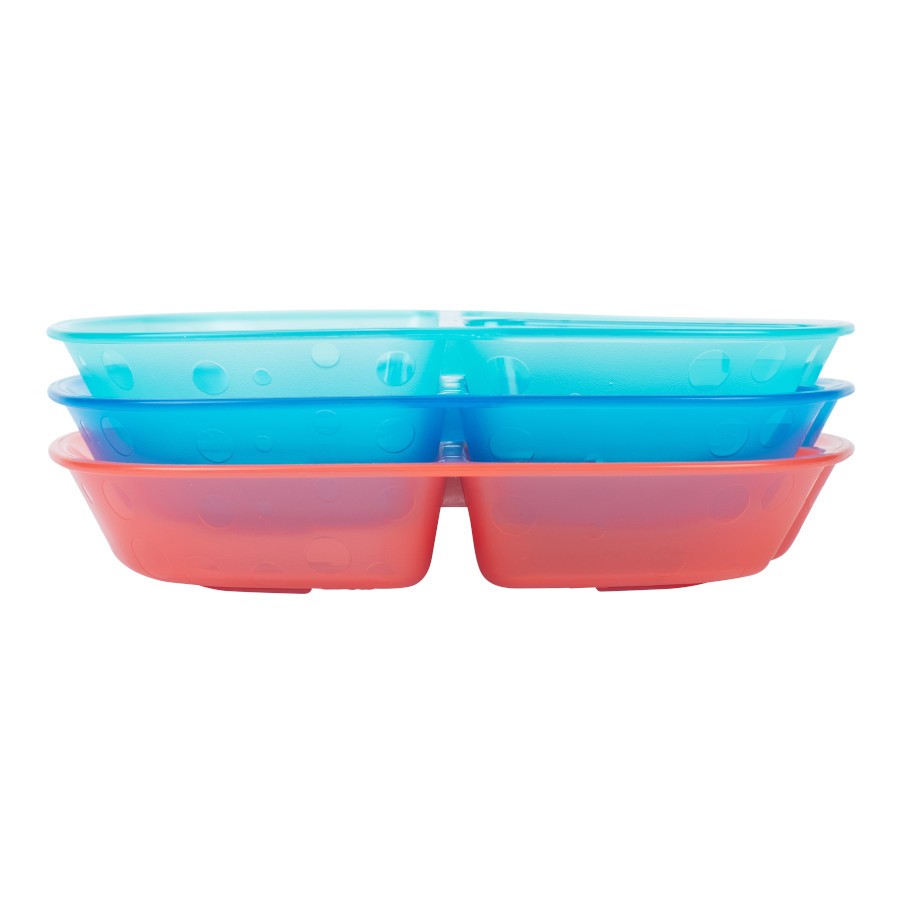 Dr Brown's Divided Plates, 3pck