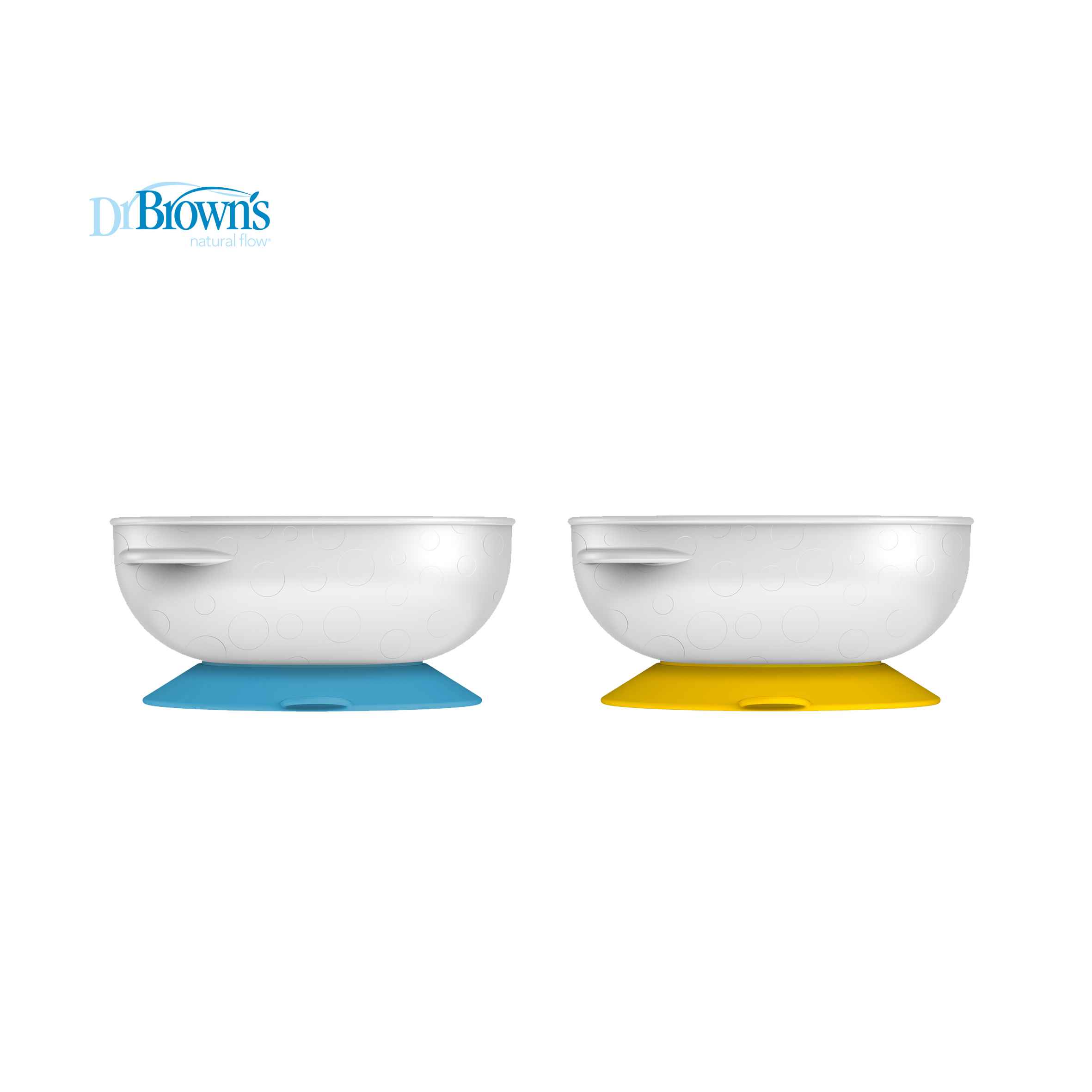 Dr Brown's No Slip Suction Bowl, 2-Pack