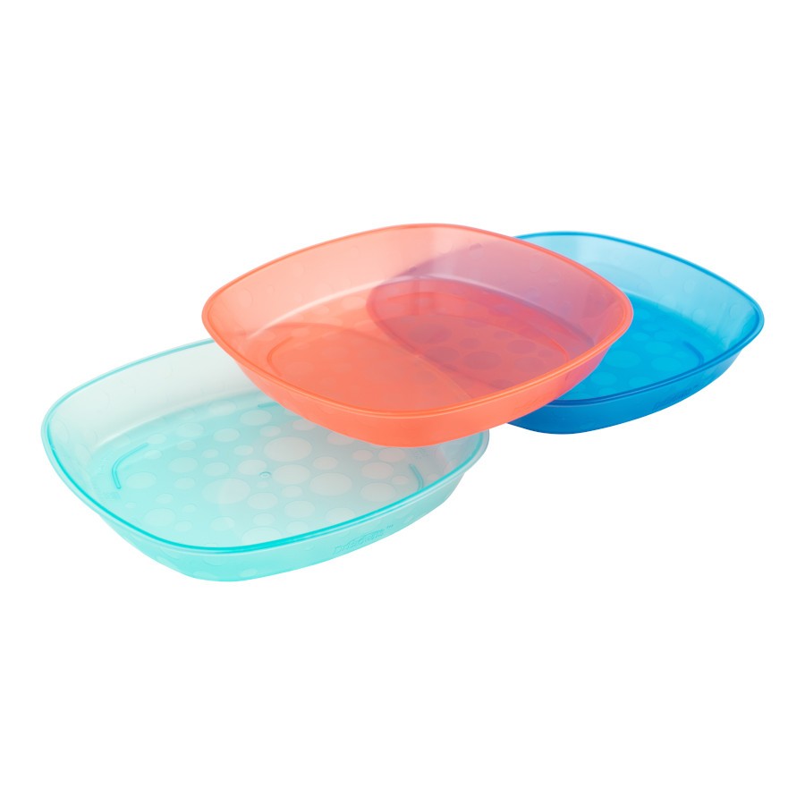 Dr Brown's Toddler Plates, 3-Pack