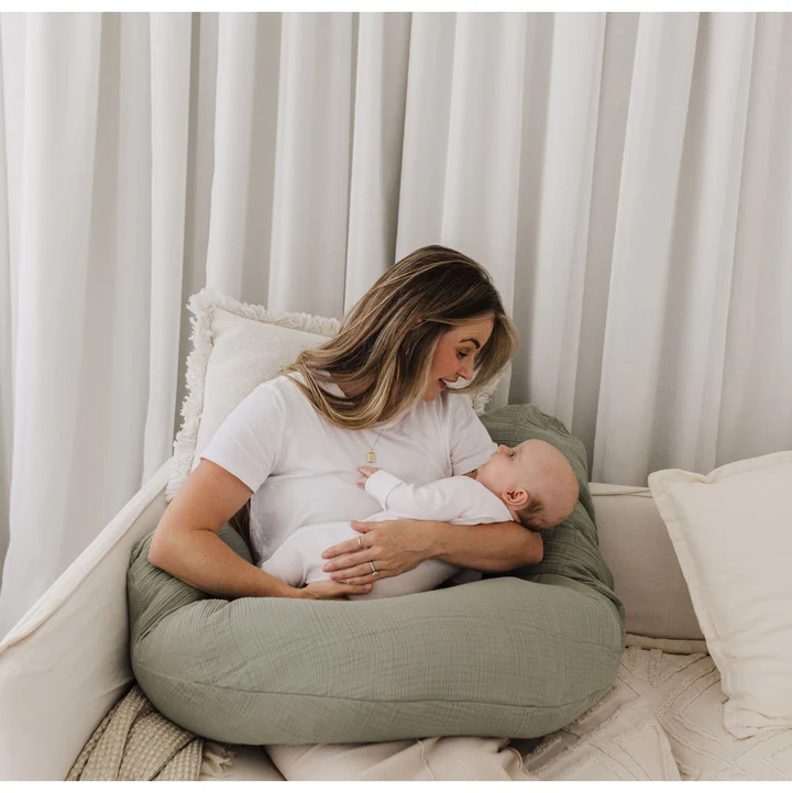 Theraline Muslin Maternity And Nursing Pillow