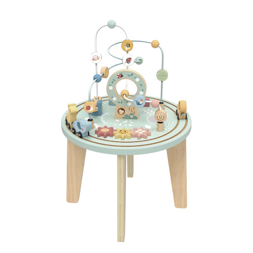 Tooky Toy Montessori Educative Learning Wooden Activity Table Sensory Toy