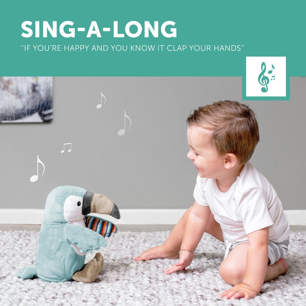 Zazu Interactive Soft Toy With Clapping Hands And Sound, Timo The Toucan