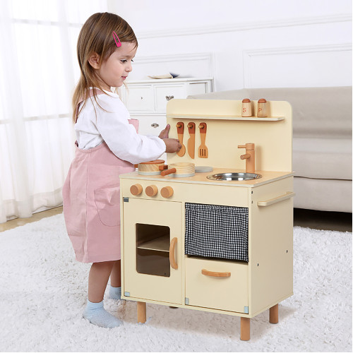 Tooky Toy Wooden Kids Toys Chef Kitchen Set
