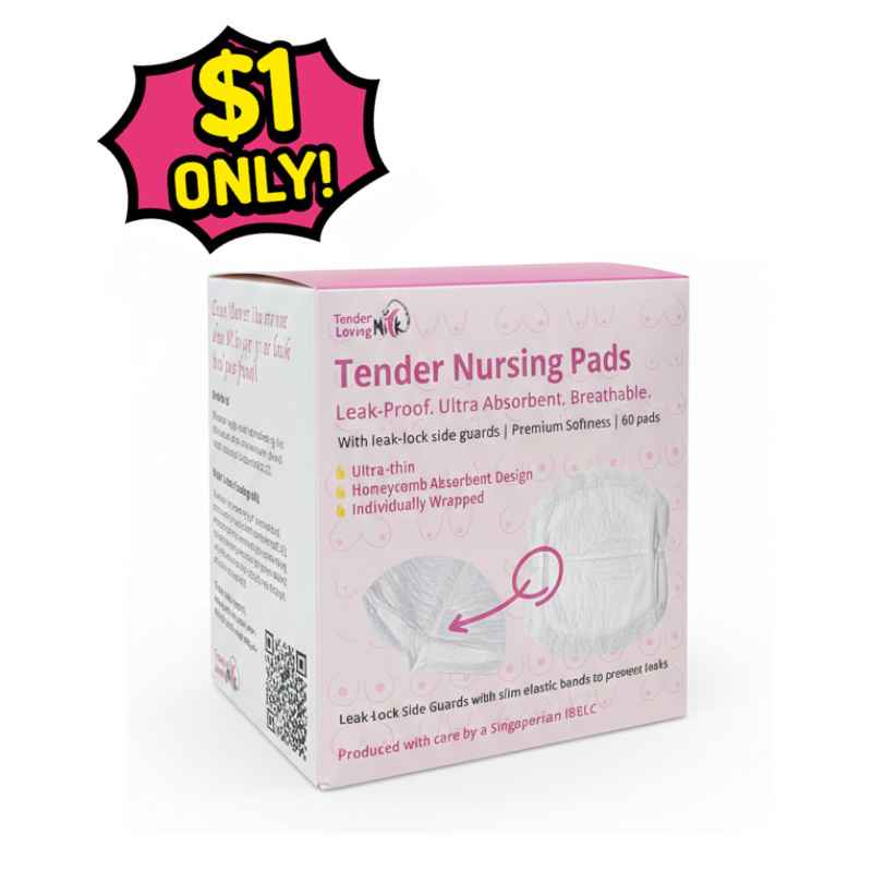 Tender Loving Milk Tender Nursing Breast Pads (60 Pieces)