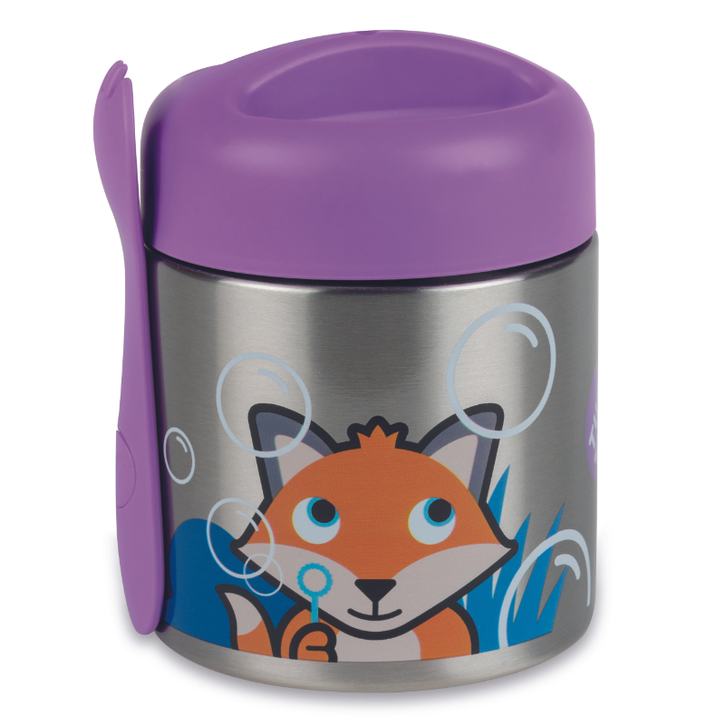 Tum Tum Thermal Food Flask With Magnetic Spork