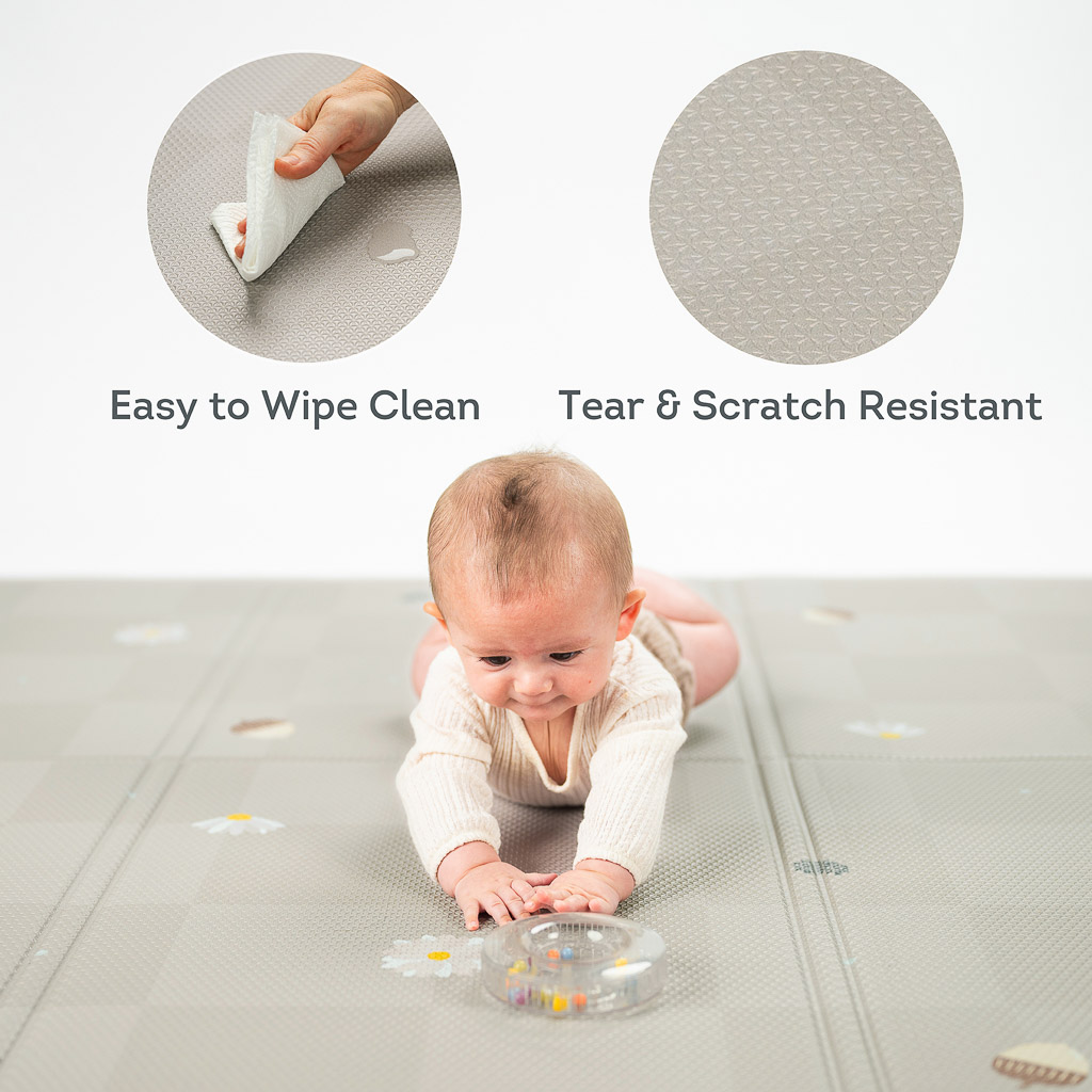 Taf Toys Fold & Play Checkers Baby Play Mat