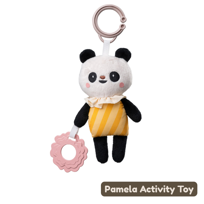 Taf Toys Baby Stroller Hanging Plush Toy With Teether