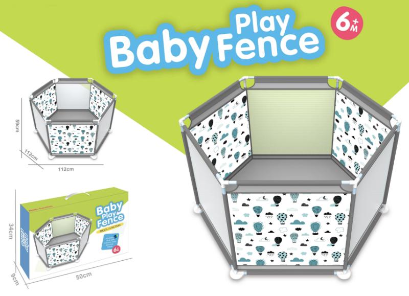 The Toy Factory Baby Fence Playpen