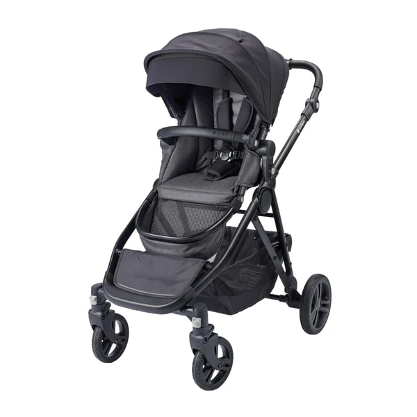 Unilove DLXtour Single To Double Convertible Stroller - Jet Black