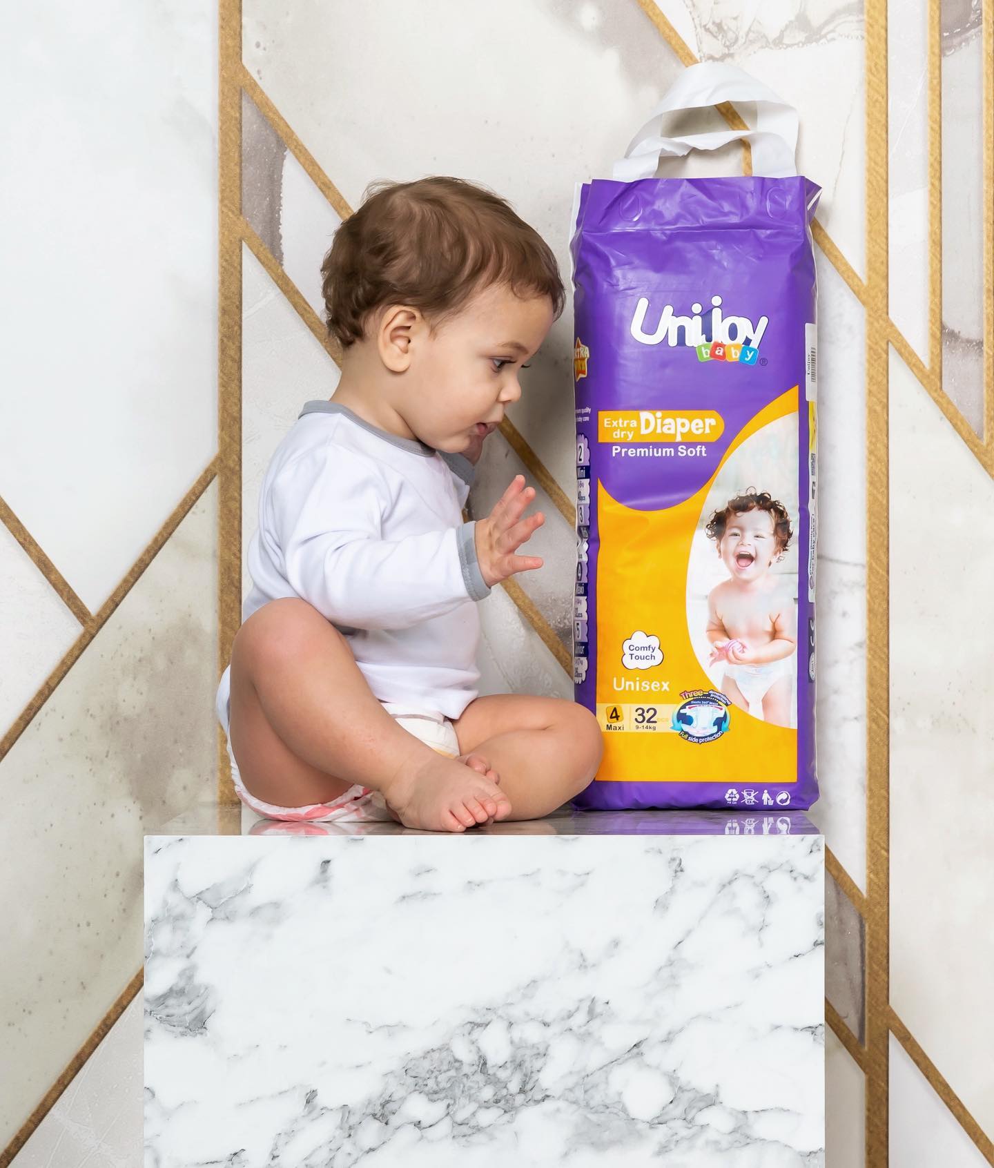Unijoy Extra Dry Diaper (Tape) - (S/M/L Size)