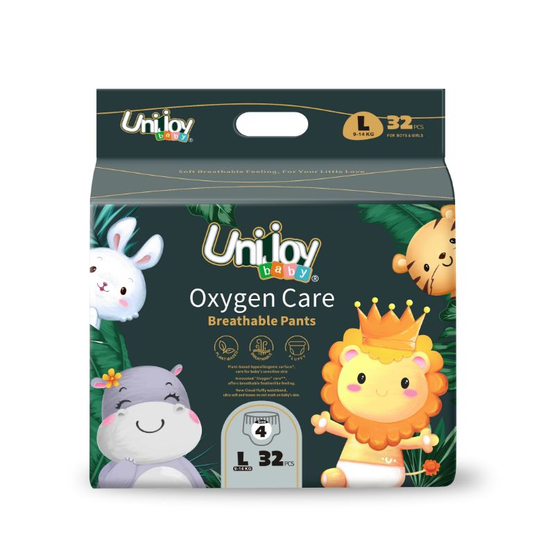 Unijoy Oxygen Care Ultra-Soft Disposable Diapers (Pants)