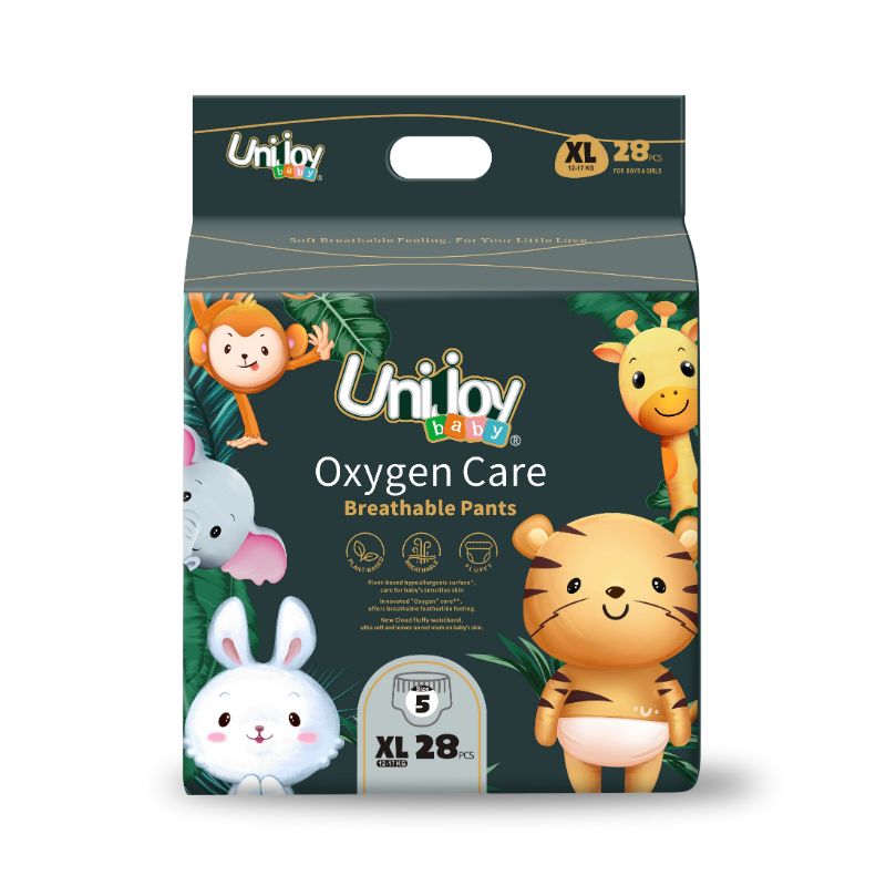 Unijoy Oxygen Care Ultra-Soft Disposable Diapers (Pants)