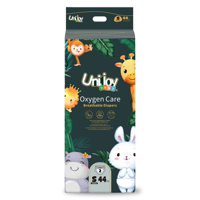 Unijoy Oxygen Care Ultra-Soft Disposable Diapers (Tape)