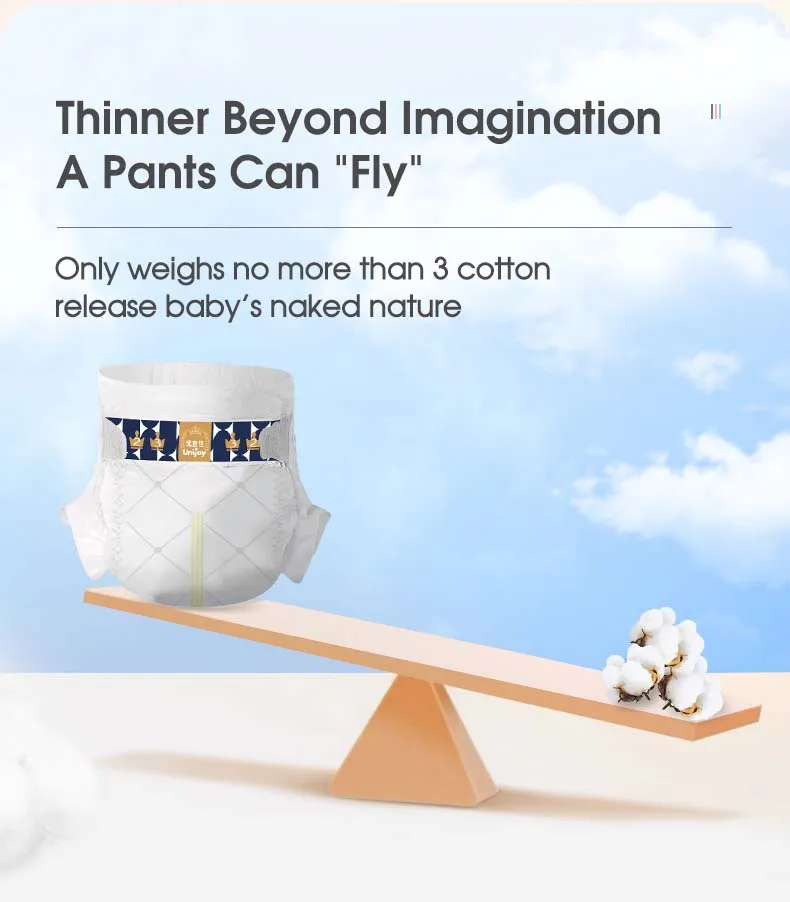 Unijoy Royal Ultra Soft Baby Diaper (Tape) - (S/M/L Size)