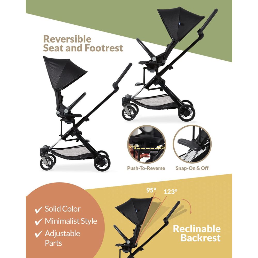 Unilove 2-in-1 On The Go Lightweight Baby Stroller