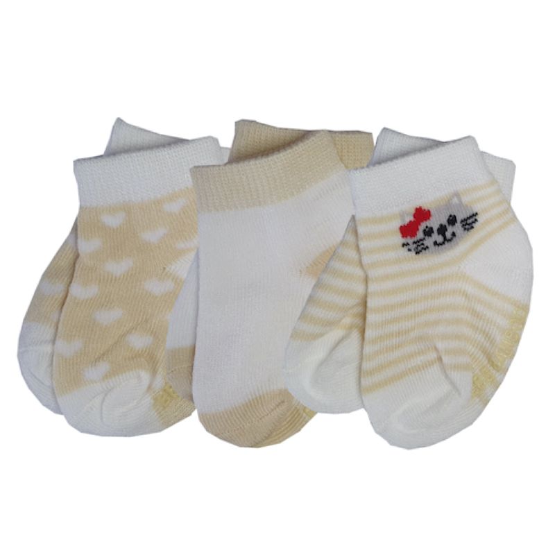Bebe Bamboo Baby Socks (Pack Of 3 Pairs) Girl Design - Bundle Of 2