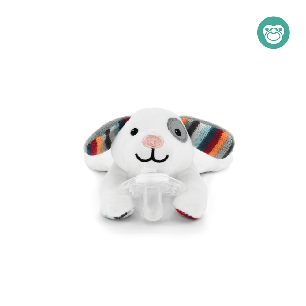 Zazu Pacifier Holder Soft Toy, Dexy The Dog
