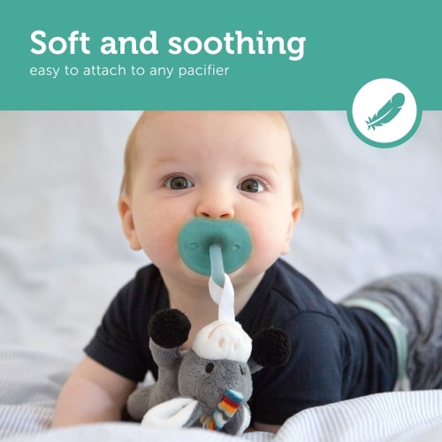 Zazu Pacifier Holder Soft Toy, Lizzy The Lamb