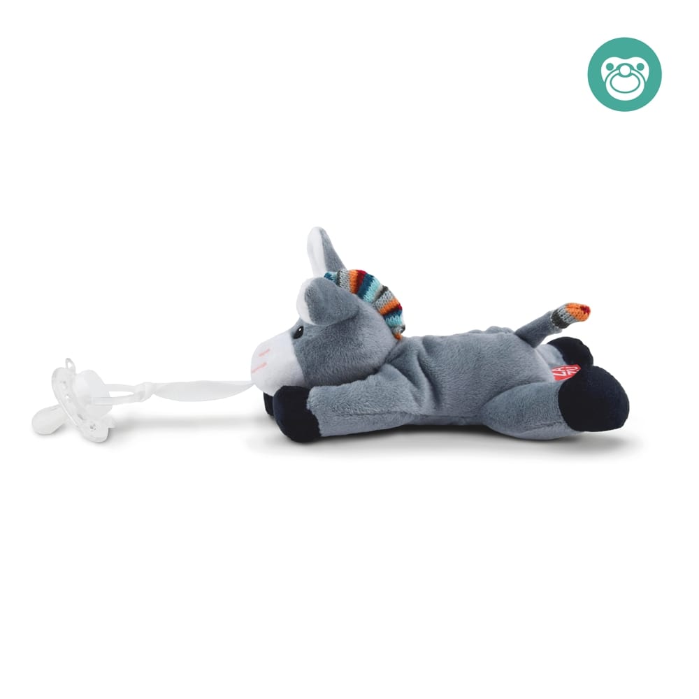 Zazu Pacifier Holder Soft Toy, Donny The Donkey