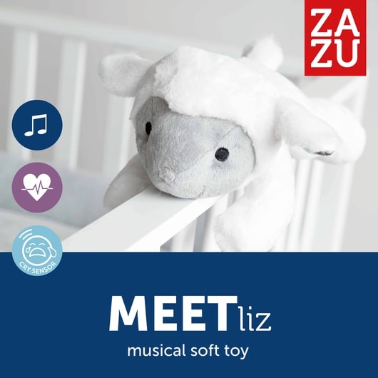 Zazu Heartbeat Soft Toy Sleep Soother, Don The Donkey