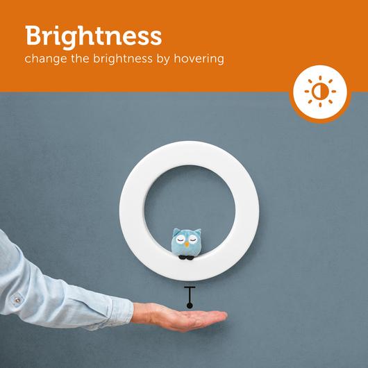 Zazu Wall Light Operated By Hand Gestures With Multi-color