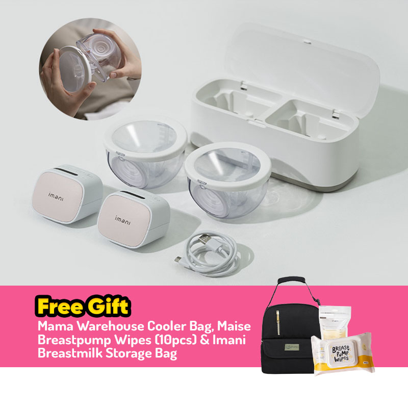 Imani I2Plus Pro Breast Pump (One Pair) + Dual Charging Dock + FREE GIFT