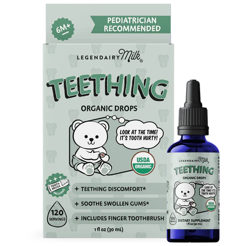 Legendairy Milk Organic Baby Teething Drops
