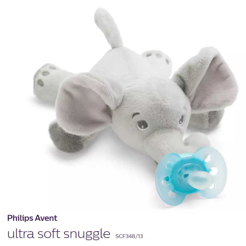Philips Avent Ultra Soft Snuggle 0-6M (Giraffe/Elephant) SCF348/11 / SCF348/13