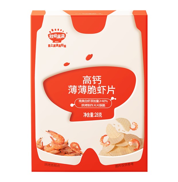 Qiu Tian Man Man Baby Teether Prawn Crisp Crackers 28g