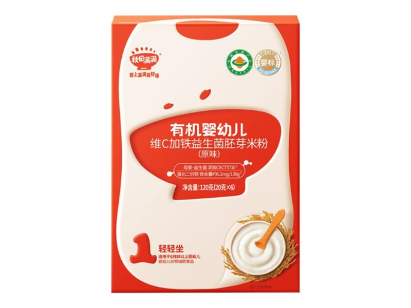 Qiu Tian Man Man Probiotic Cereal Germ Rice With Vitamin C & Iron (Original) 20g