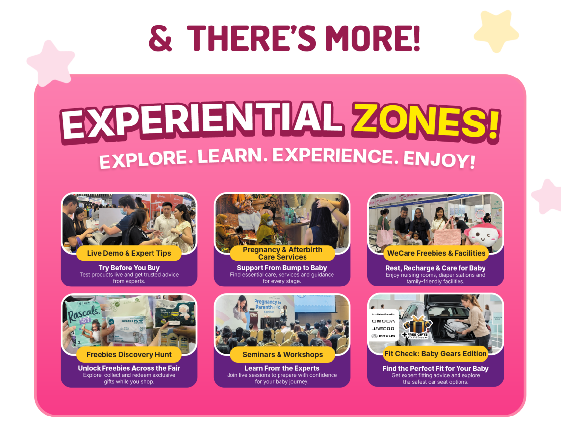 More experiential zones